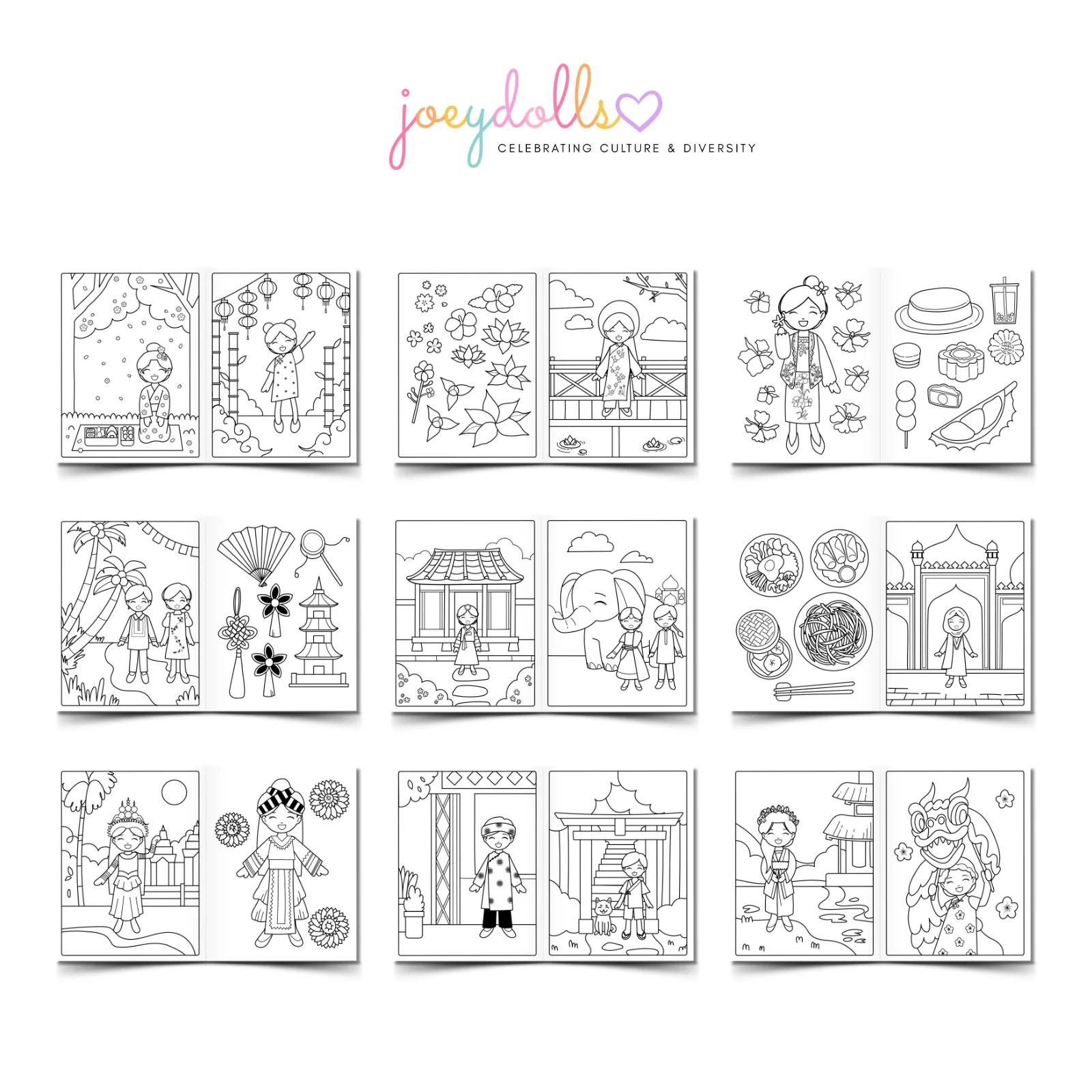 Coloring Cultures: Explore Asia with Joeydolls - Image 3