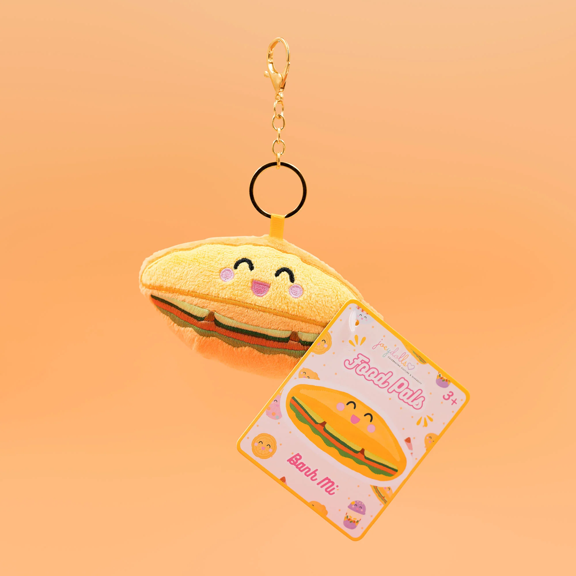 Food Pals Vietnamese Bánh Mì Keychain - Image 3