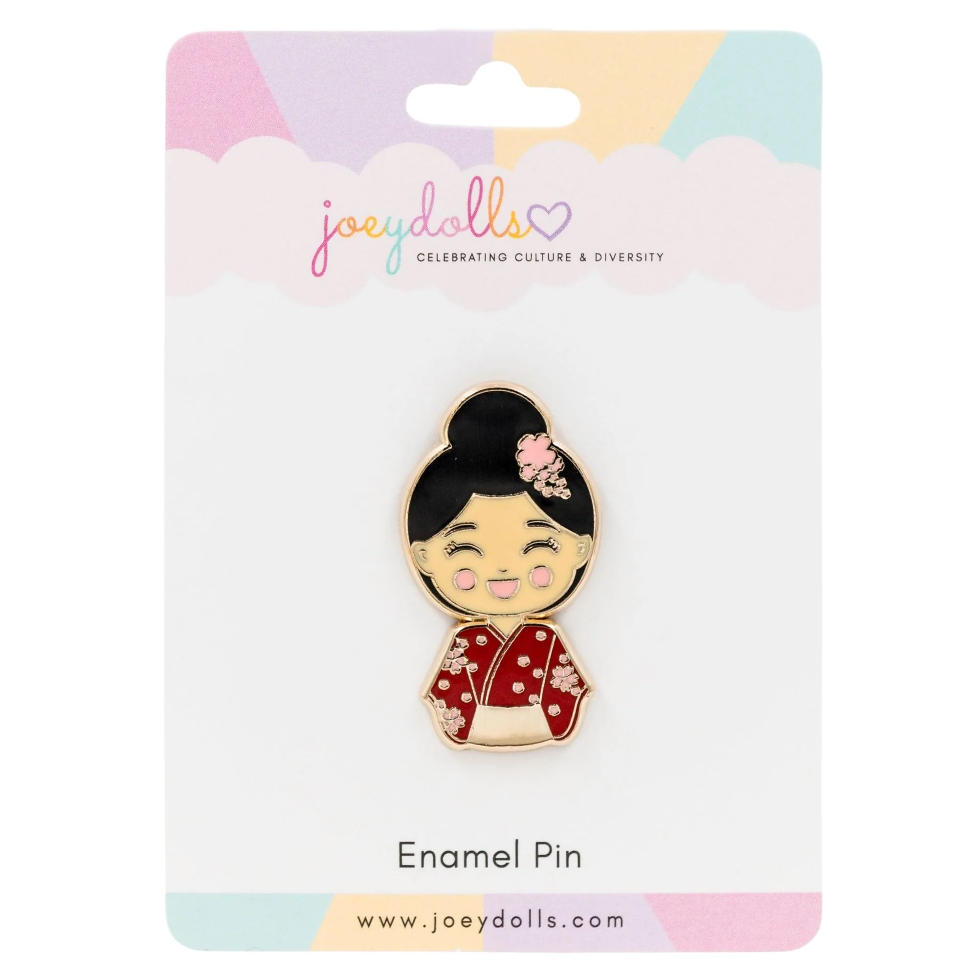 Joeydolls Japanese 'Aiko' Enamel Pin - Image 2