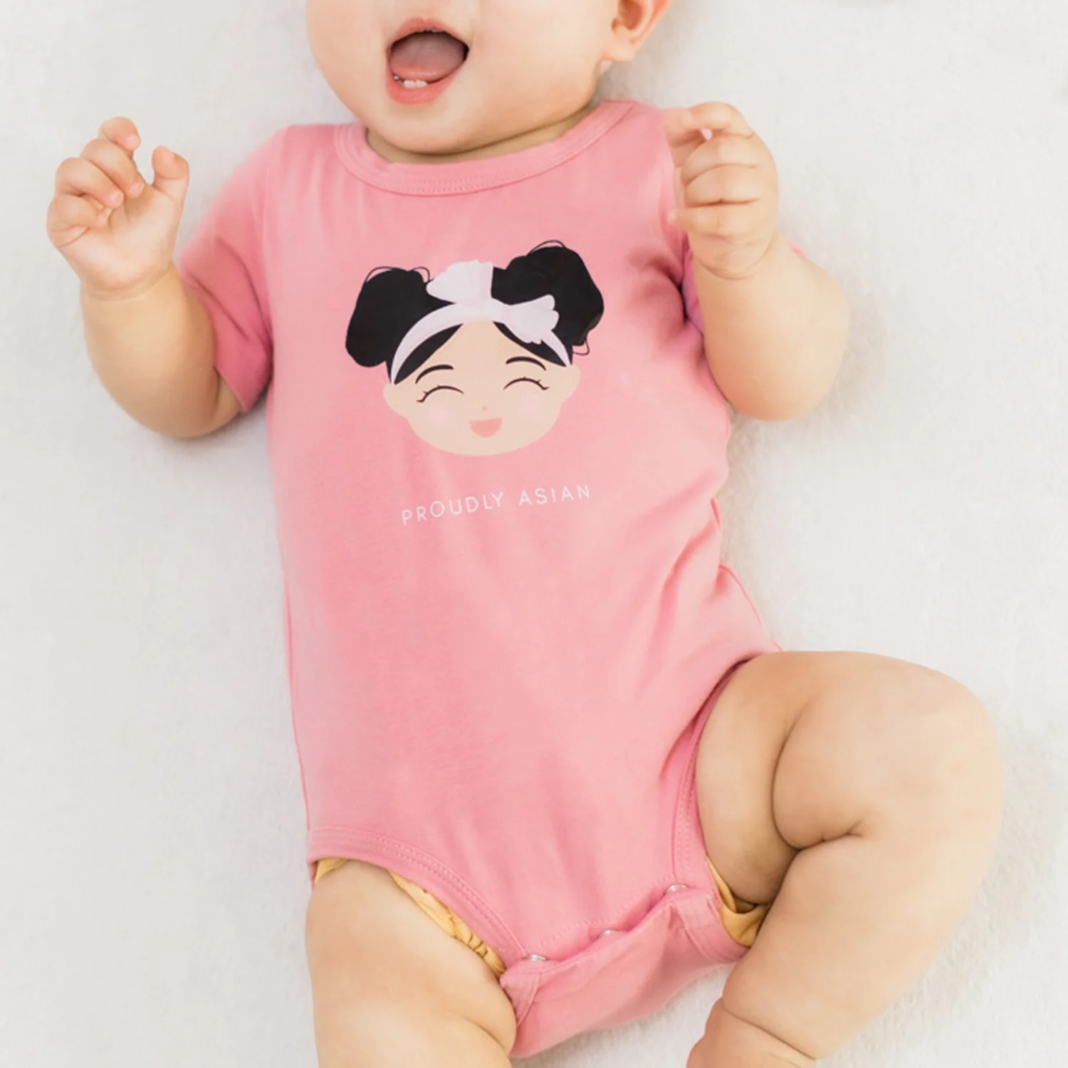 'Proudly Asian' Baby Onesie - Image 8