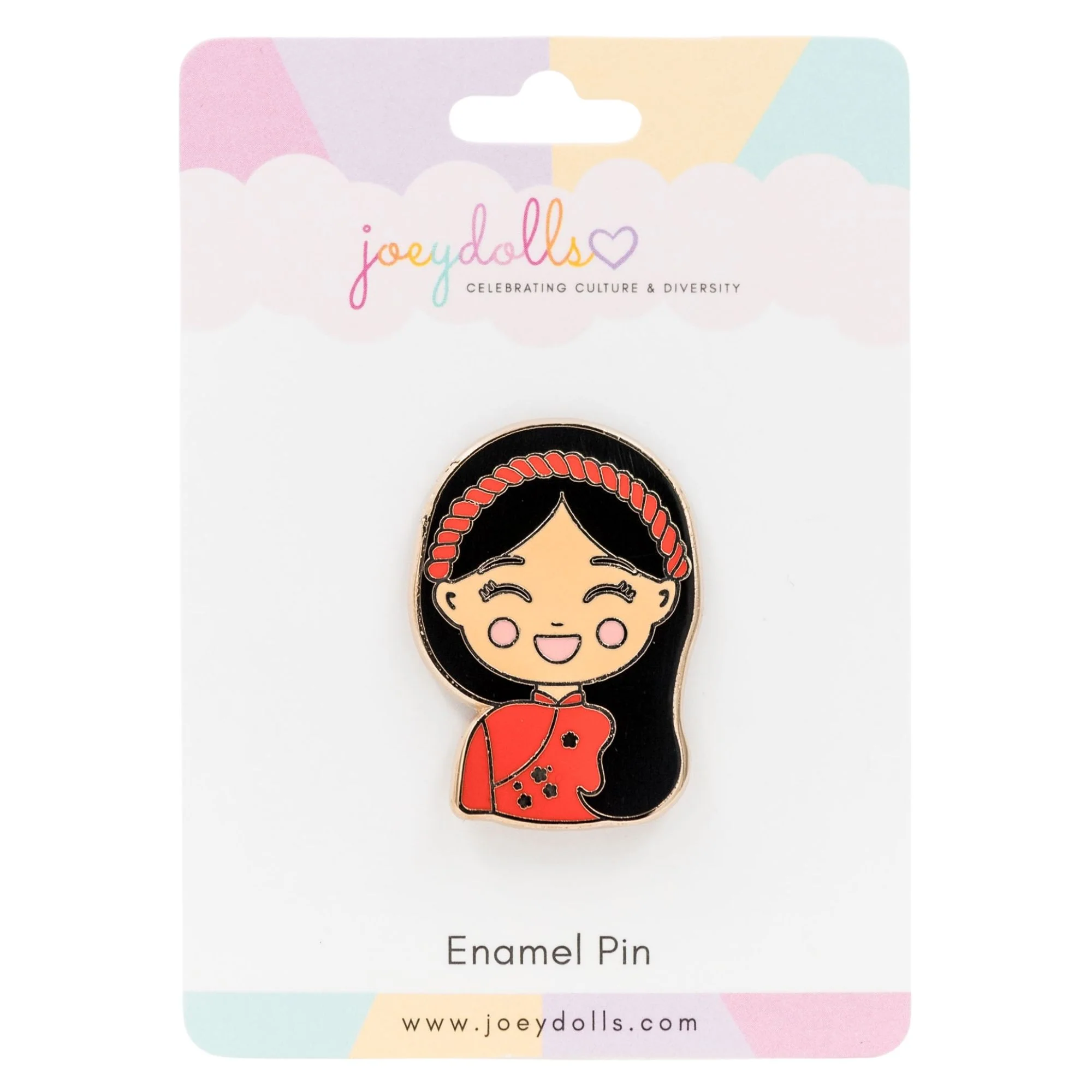 Joeydolls Vietnamese 'Hoa' Enamel Pin - Image 2