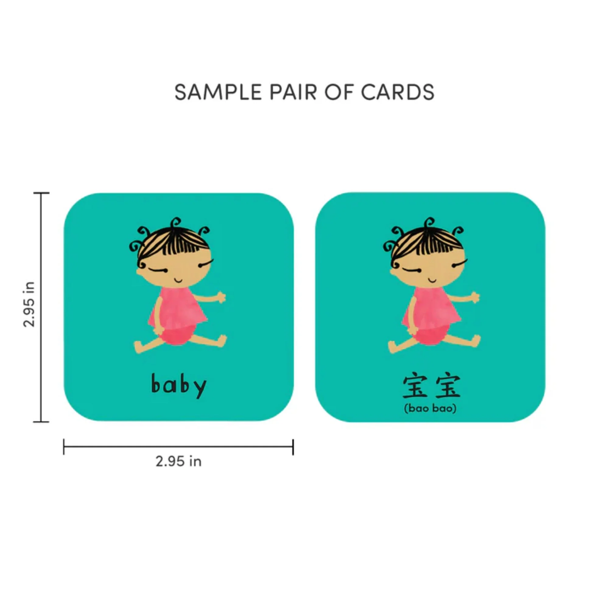 Worldwide Buddies Minilingo, English/Mandarin Flashcards - Image 4